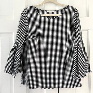 Jane + Delancey cotton gingham top